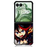 Kill la Kill Matoi Ryuko Z3507 Motorola Moto Razr+ Plus 2024/2025 Case, Motorola Razr 50 Ultra/50s Ultra Case
