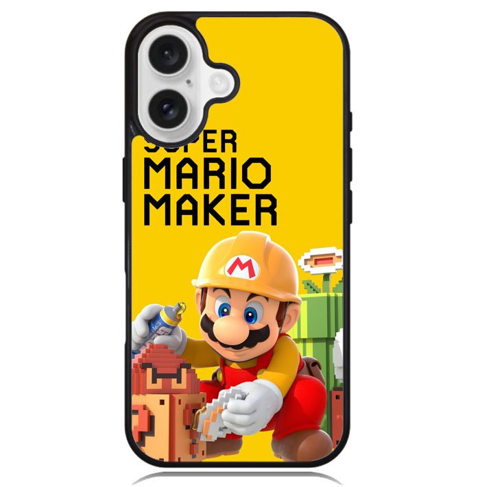 super mario maker Z3515 iPhone 16 Case