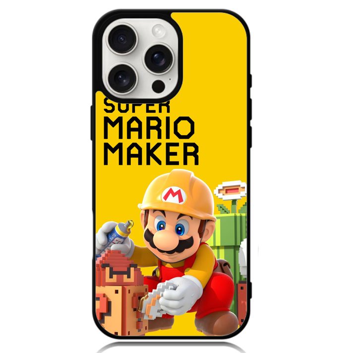 super mario maker Z3515 iPhone 16 Pro Case