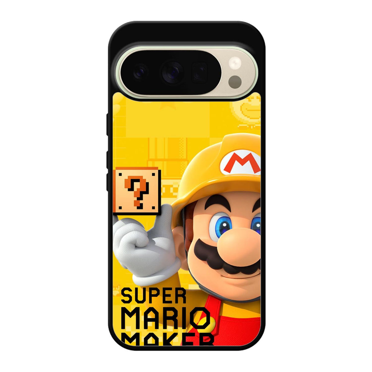 super mario maker yellow Z3516 Google Pixel 10 Pro Case