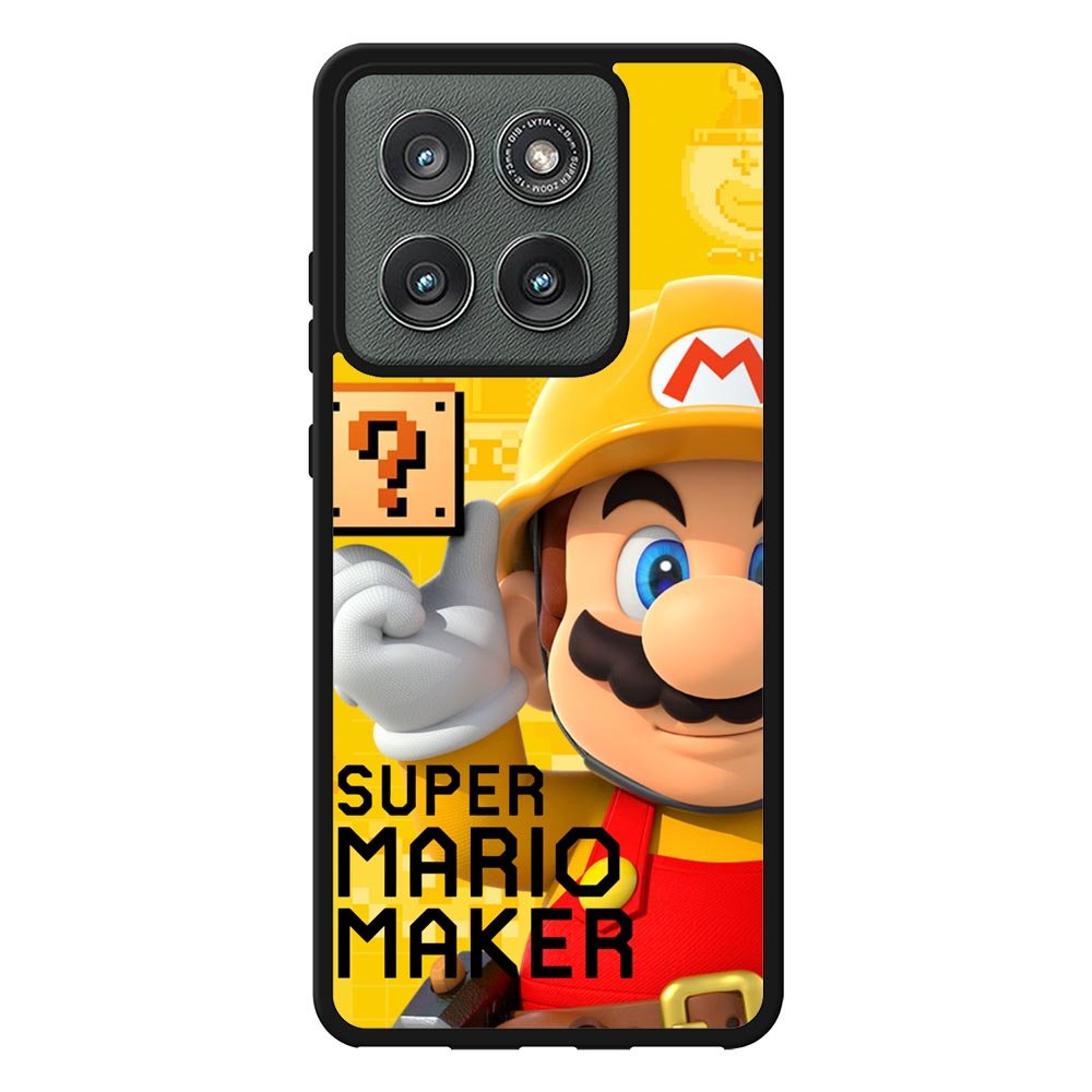 super mario maker yellow Z3516 Motorola Moto Edge 2025 Case