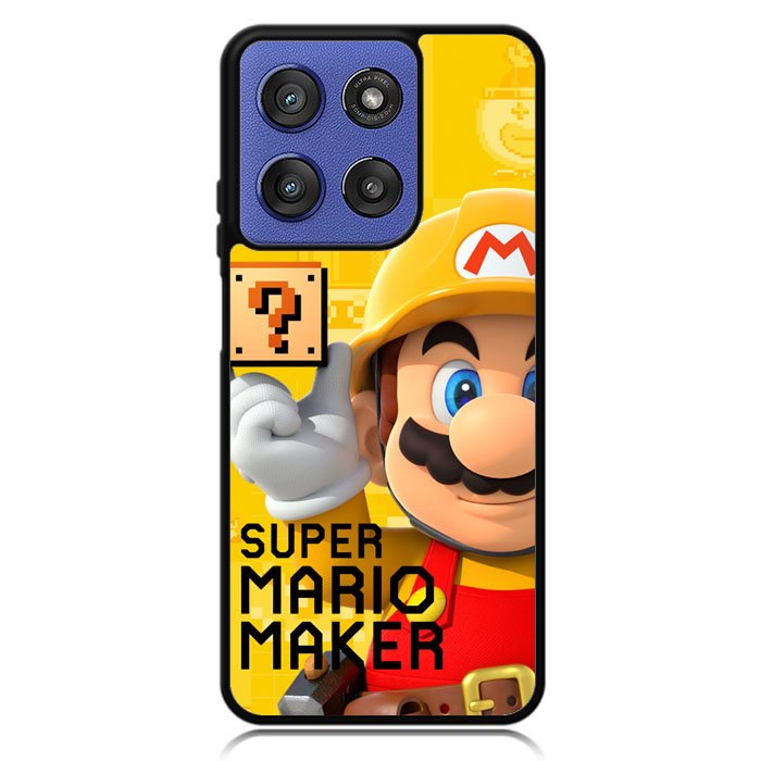 super mario maker yellow Z3516 Motorola Moto G Stylus 5G 2025 Case