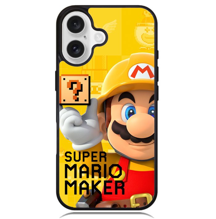 super mario maker yellow Z3516 iPhone 16 Case