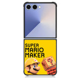 super mario yellow maker Z3525 Samsung Galaxy Z Flip 7 Case