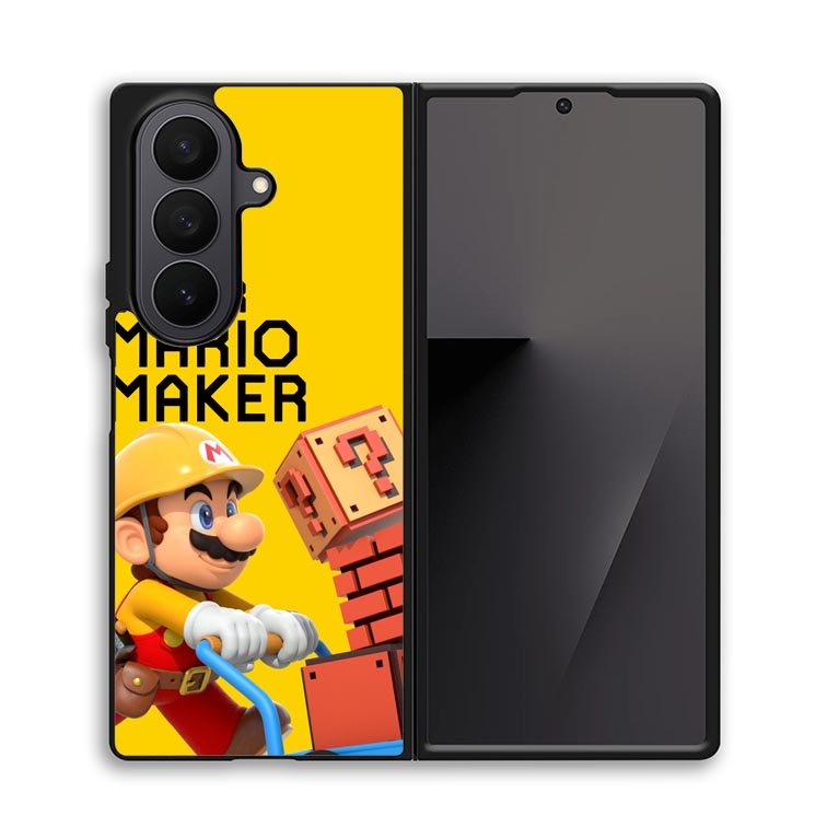 super mario yellow maker Z3525 Samsung Galaxy Z Fold 7 Case