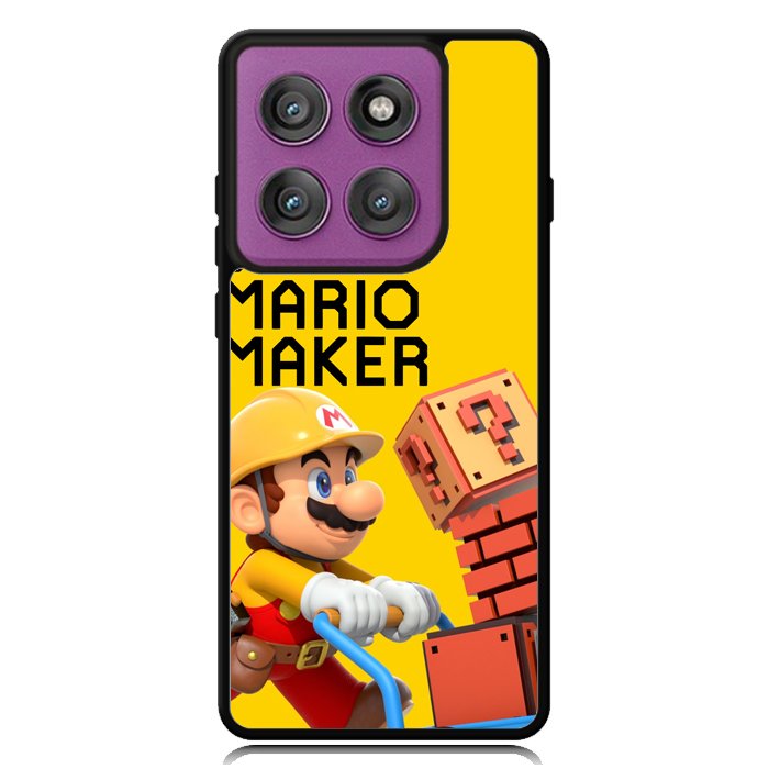 super mario yellow maker Z3525 Motorola Moto Edge 2025 | Moto Edge 60 Fusion | Moto Edge 60 Pro Case