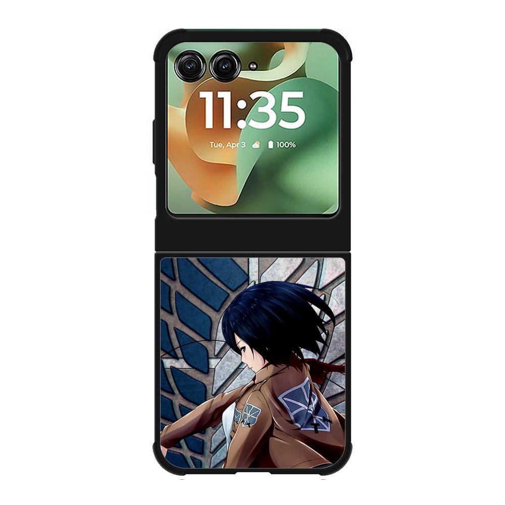 Attack on Titan Mikasa Z3546 Motorola Moto RAZR 2025 Case
