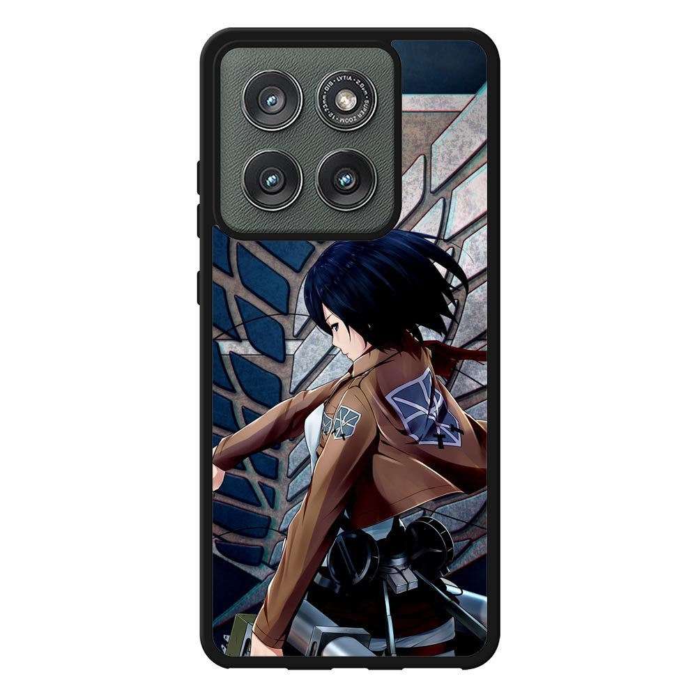 Attack on Titan Mikasa Z3546 Motorola Moto Edge 2025 Case