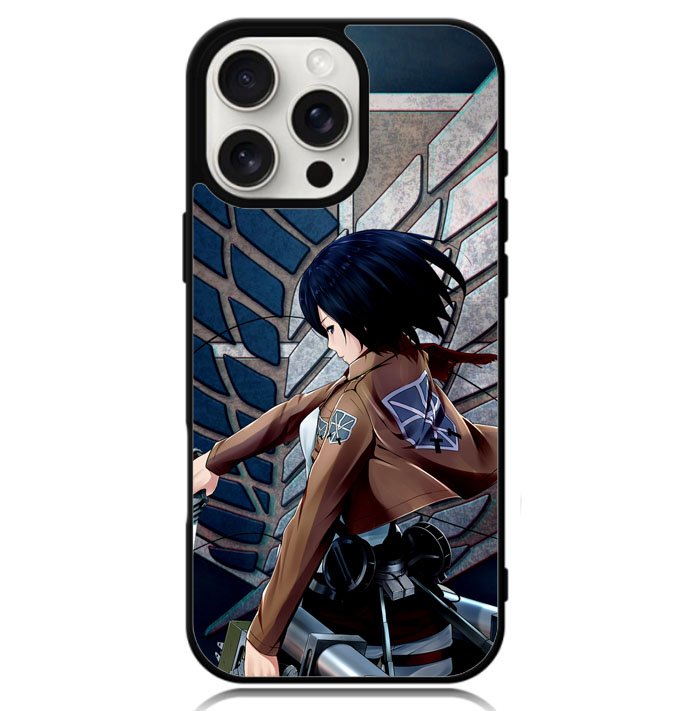 Attack on Titan Mikasa Z3546 iPhone 16 Pro Case