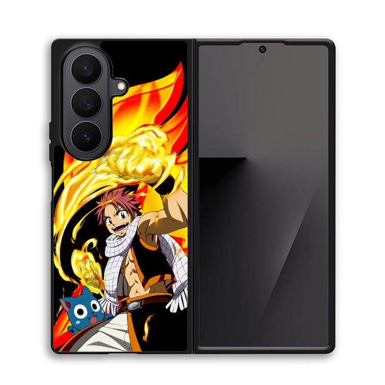 fairy tail natsu happy Z3555 Samsung Galaxy Z Fold 7 Case