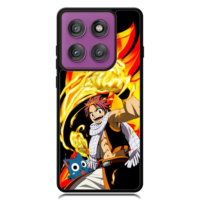 fairy tail natsu happy Z3555 Motorola Moto Edge 2025 | Moto Edge 60 Fusion | Moto Edge 60 Pro Case