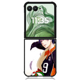Haikyuu Tobio Kageyama Z3565 Motorola Moto Razr+ Plus 2024/2025 Case, Motorola Razr 50 Ultra/50s Ultra Case