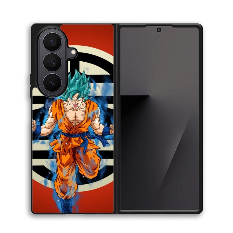 son goku super saiyan god blue Z3566 Samsung Galaxy Z Fold 7 Case