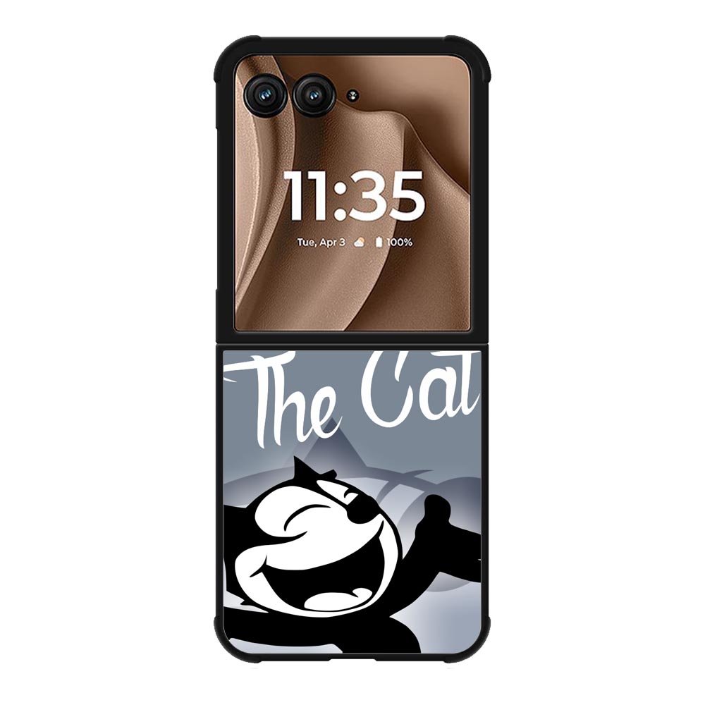 Felix happy Cat Z3572 Motorola Moto RAZR Plus 2025 Case