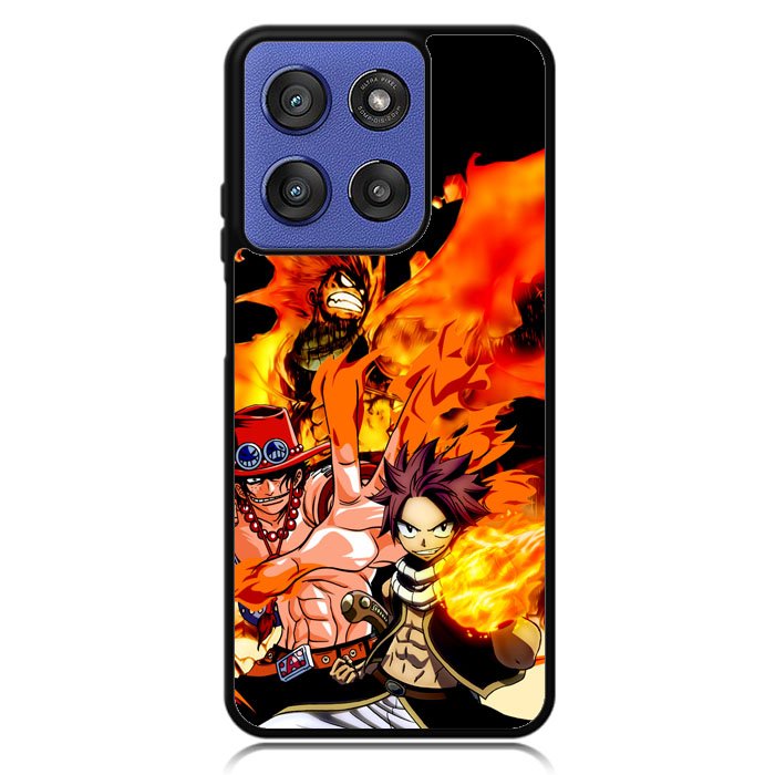 portgas d ace natsu fairy tail Z3594 Motorola Moto G Stylus 5G 2025 Case