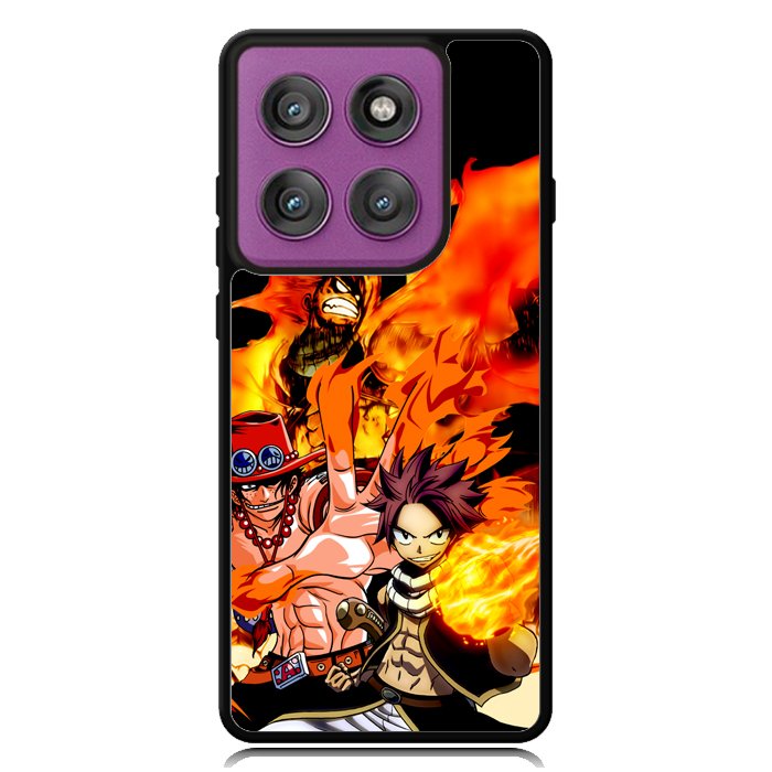 portgas d ace natsu fairy tail Z3594 Motorola Moto Edge 2025 | Moto Edge 60 Fusion | Moto Edge 60 Pro Case