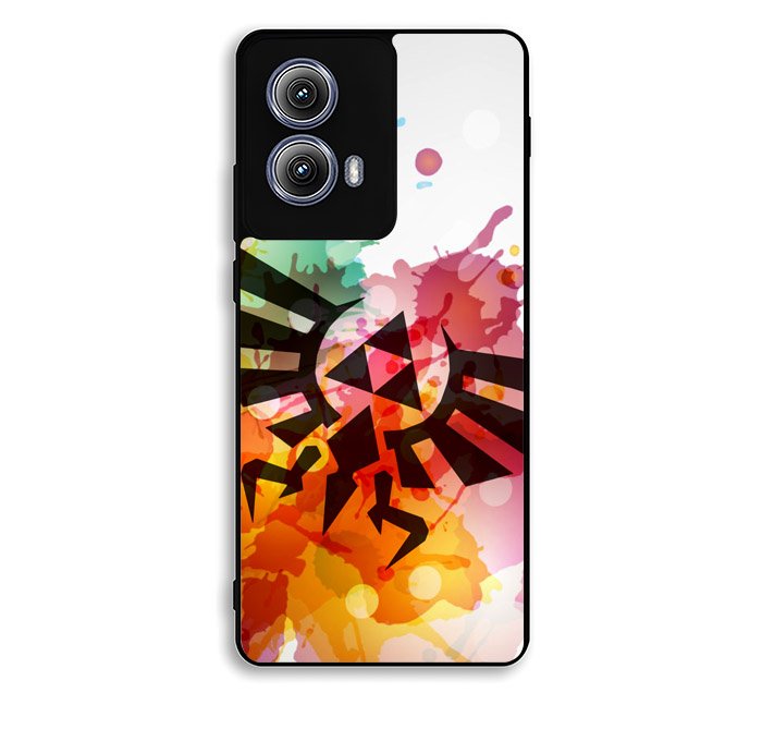 Legend of Zelda Symbol Paint Motorola Moto Edge 2024 Case FE4967
