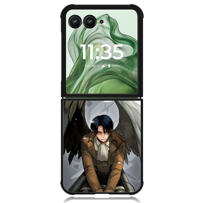 levi attack on titan  Z3646 Motorola Moto Razr+ Plus 2024/2025 Case, Motorola Razr 50 Ultra/50s Ultra Case