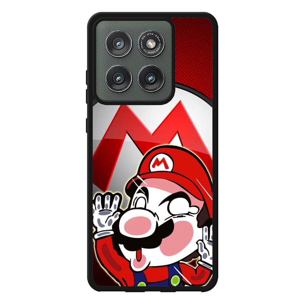 Sticker hit glass Mario Z3690 Motorola Moto Edge 2025 Case