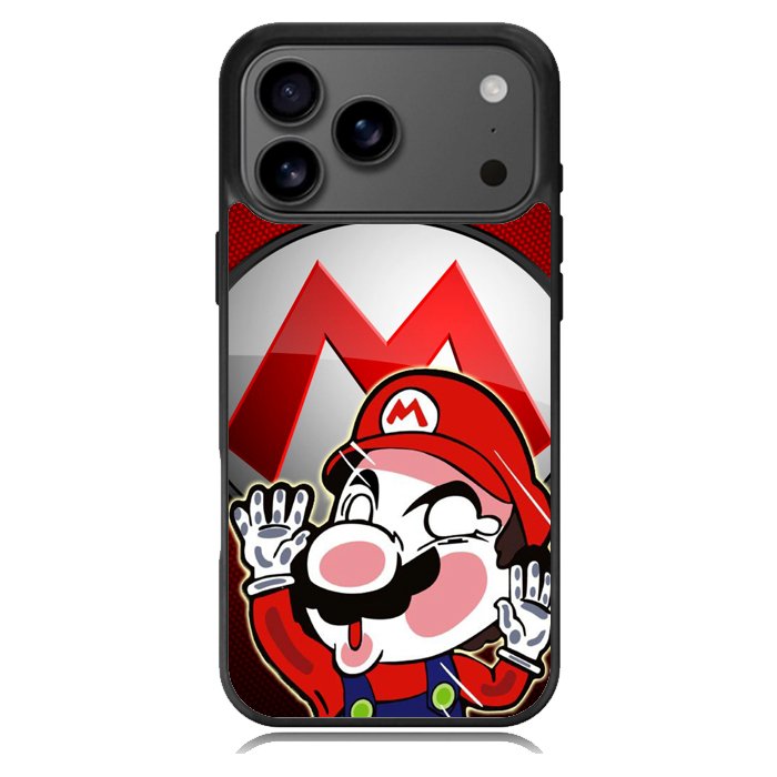 Sticker hit glass Mario Z3690 iPhone 17 Pro Case