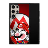 Sticker hit glass Mario Z3690 Samsung Galaxy S24 Ultra 5G Case
