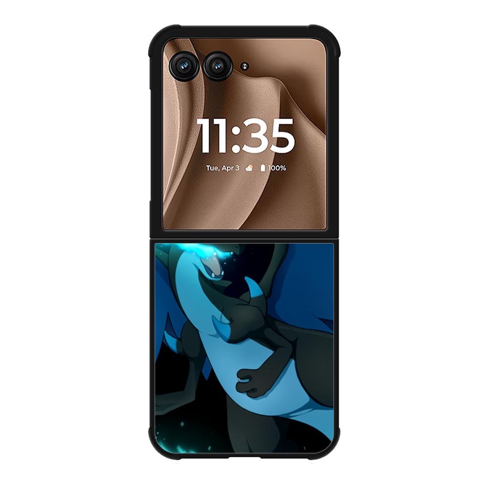 charizard mega evolution pokemon Z3795 Motorola Moto RAZR Plus 2025 Case