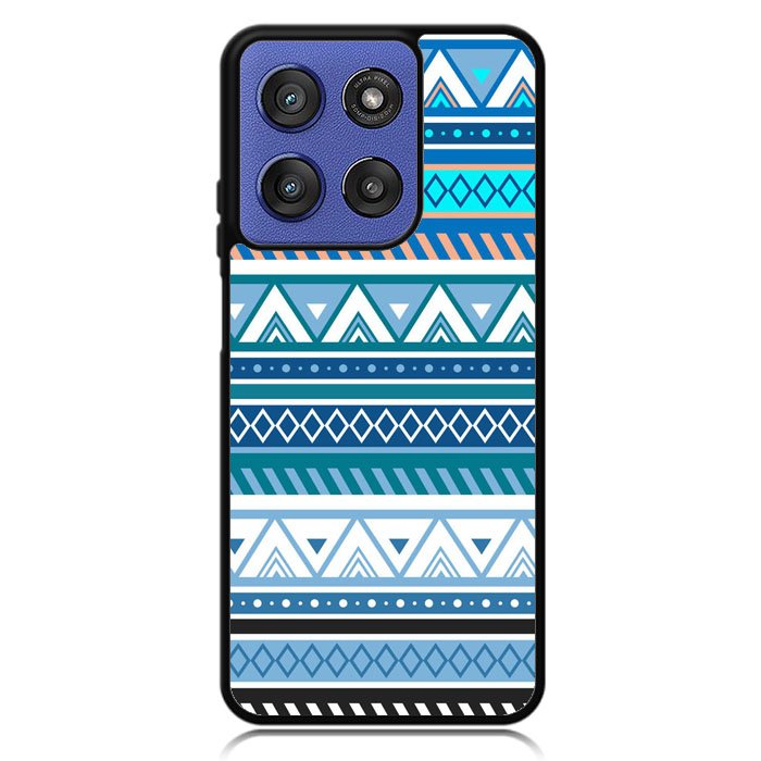Aztec Pattern Blue Z3811 Motorola Moto G Stylus 5G 2025 Case
