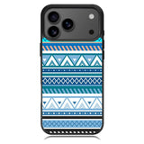 Aztec Pattern Blue Z3811 iPhone 17 Pro Max Case