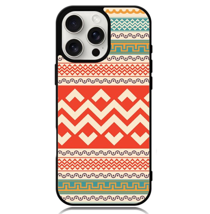 Aztec Pattern Z3812 iPhone 16 Pro Max Case