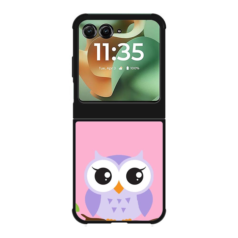 Owl Cute Z3814 Motorola Moto RAZR 2025 Case