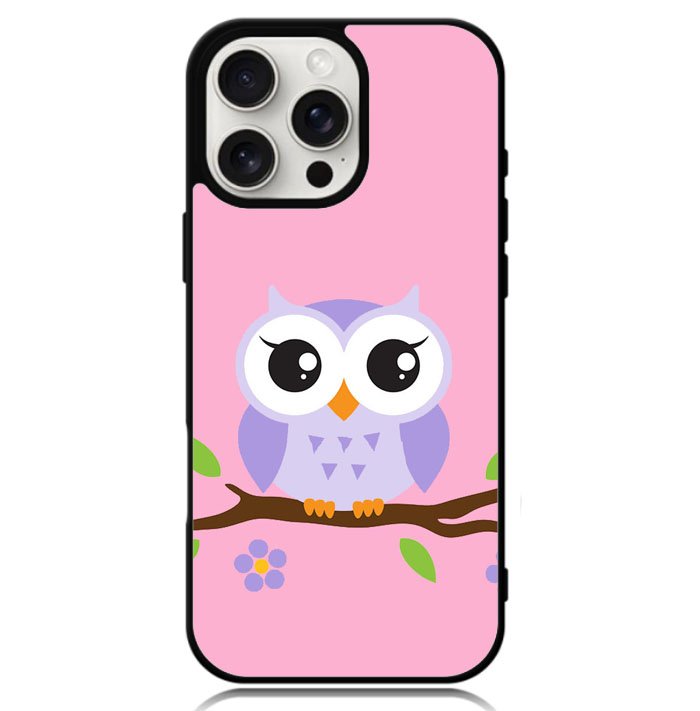 Owl Cute Z3814 iPhone 16 Pro Case