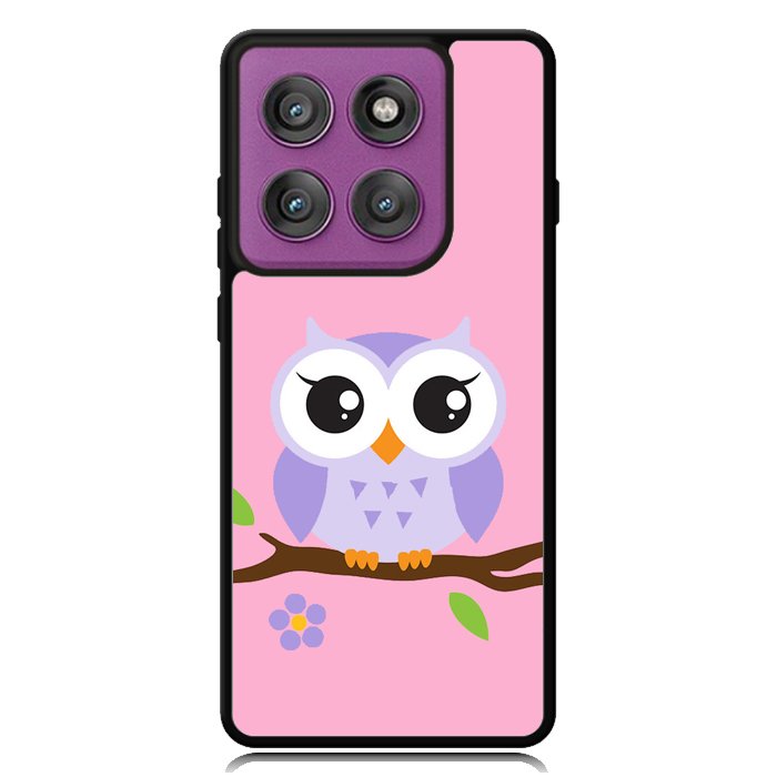 Owl Cute Z3814 Motorola Moto Edge 2025 | Moto Edge 60 Fusion | Moto Edge 60 Pro Case
