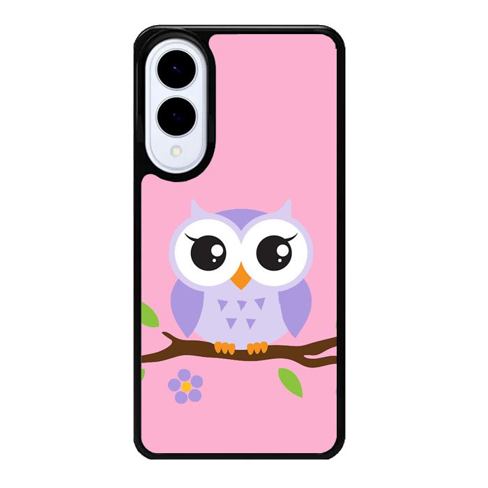 Owl Cute Z3814 Samsung Galaxy S25 Edge Case