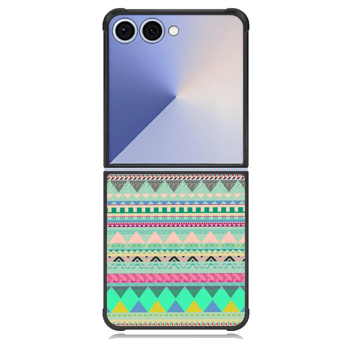 Pastel Aztec pattern Z3832 Samsung Galaxy Z Flip 7 Case