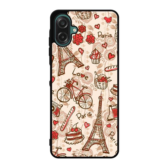 paris vintage Z3833 Samsung Galaxy A07 Case