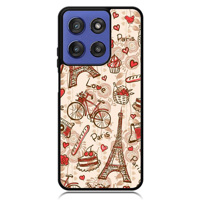 paris vintage Z3833 Motorola Moto G Stylus 5G 2025 Case