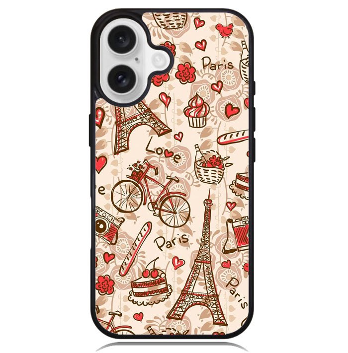 paris vintage Z3833 iPhone 16 Case
