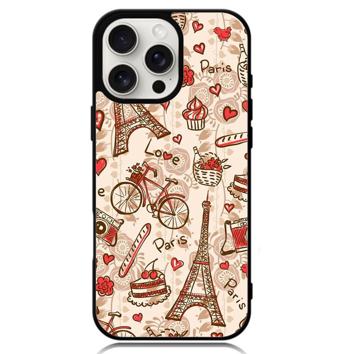 paris vintage Z3833 iPhone 16 Pro Case