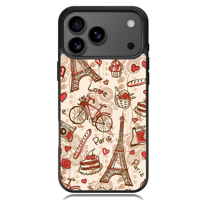 paris vintage Z3833 iPhone 17 Pro Case
