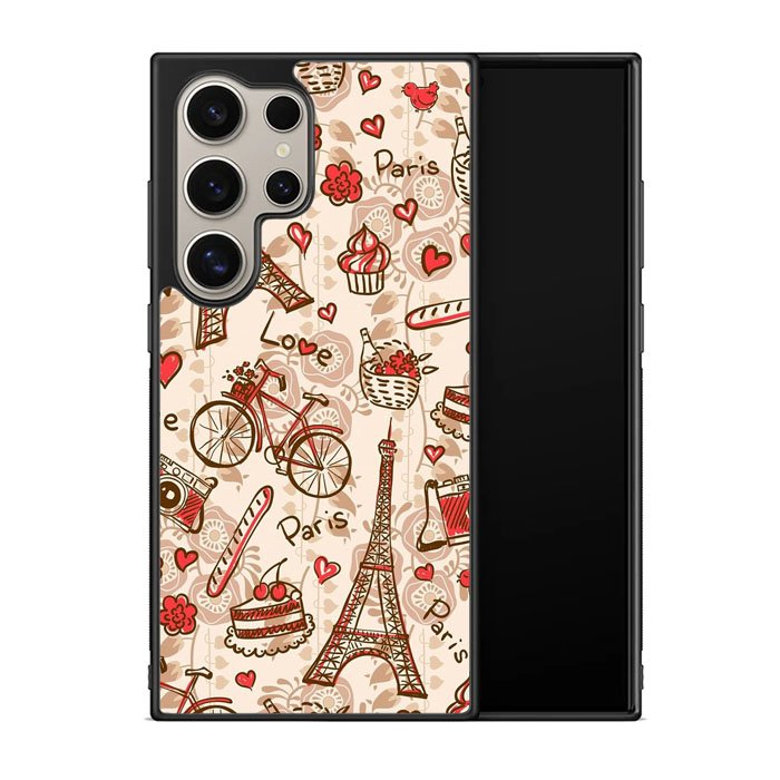 paris vintage Z3833 Samsung Galaxy S24 Ultra 5G Case