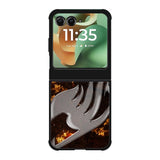 fairy tail Logo Fire Z3696 Motorola Moto RAZR 2025 Case