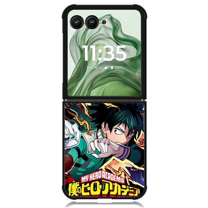 Boku No Hero Academia Z3911 Motorola Moto Razr+ Plus 2024/2025 Case, Motorola Razr 50 Ultra/50s Ultra Case