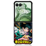 Boku No Hero Academia Z3911 Motorola Moto Razr+ Plus 2024/2025 Case, Motorola Razr 50 Ultra/50s Ultra Case