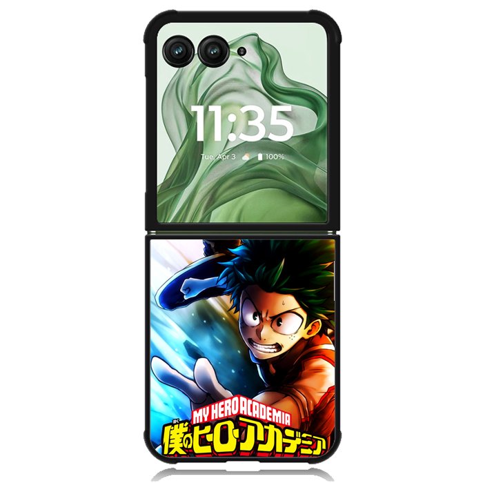 boku no hero Z3912 Motorola Moto Razr+ Plus 2024/2025 Case, Motorola Razr 50 Ultra/50s Ultra Case