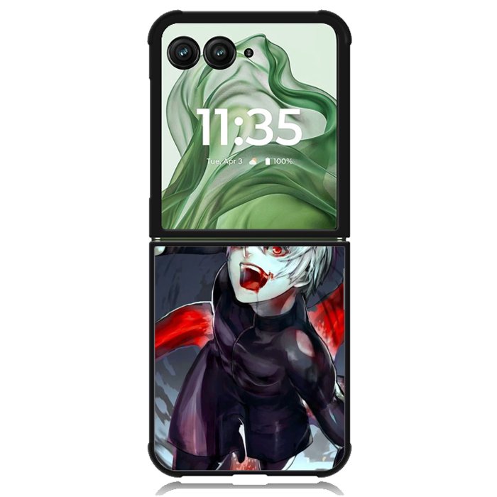 tokyo ghoul Z3954 Motorola Moto Razr+ Plus 2024/2025 Case, Motorola Razr 50 Ultra/50s Ultra Case