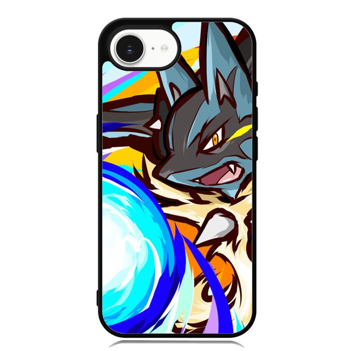 Lucario Mega evolution Pokemon iPhone 16e Case FE1351
