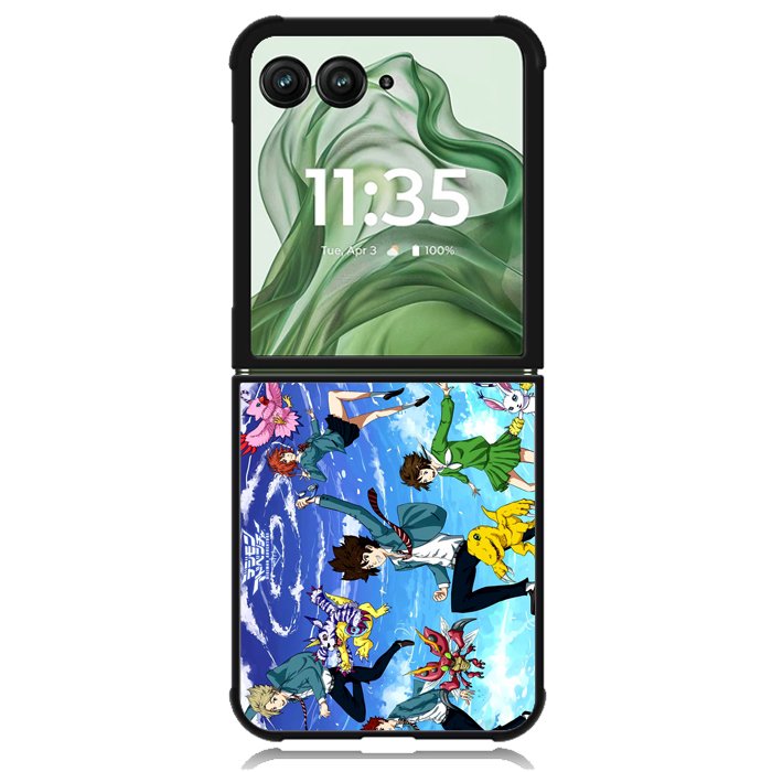 digimon adventure tri Z4045 Motorola Moto Razr+ Plus 2024/2025 Case, Motorola Razr 50 Ultra/50s Ultra Case