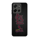 St Louis Cardinals Logo Wood Motorola Moto G 5G 2025 Case FE6720