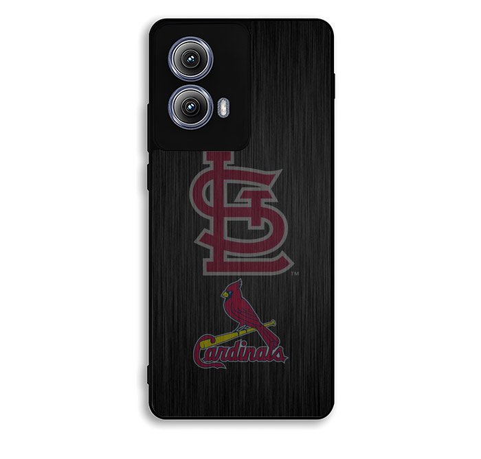 St Louis Cardinals Logo Wood Motorola Moto Edge 2024 Case FE6720