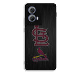 St Louis Cardinals Logo Wood Motorola Moto Edge 2024 Case FE6720